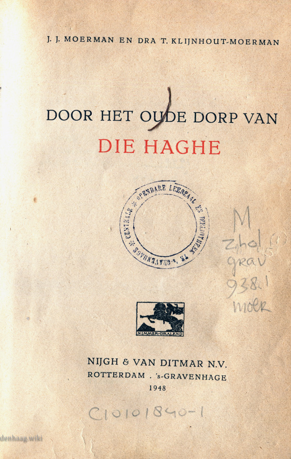 Cover of Door het oude dorp van Die Haghe